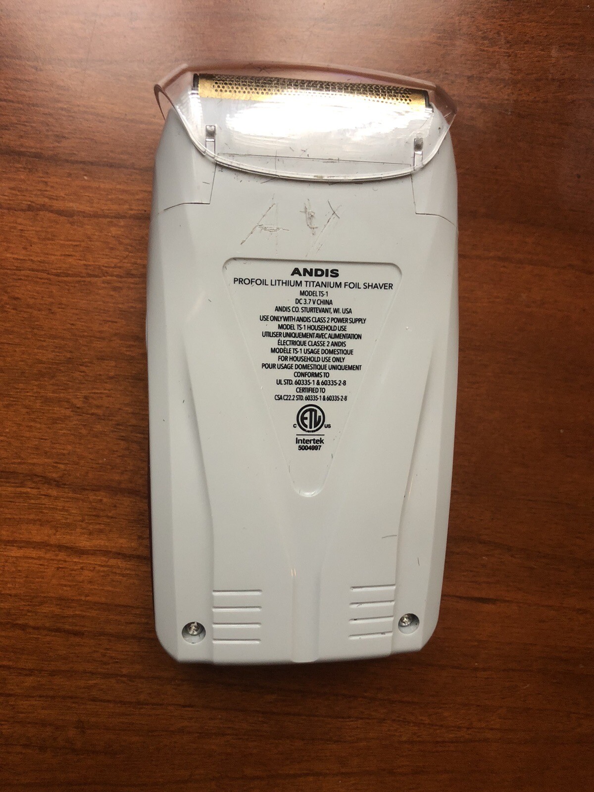 Andis Profoil Lithium Plus #17200 Titanium Foil Shaver Cordless Hypo-Allergenic