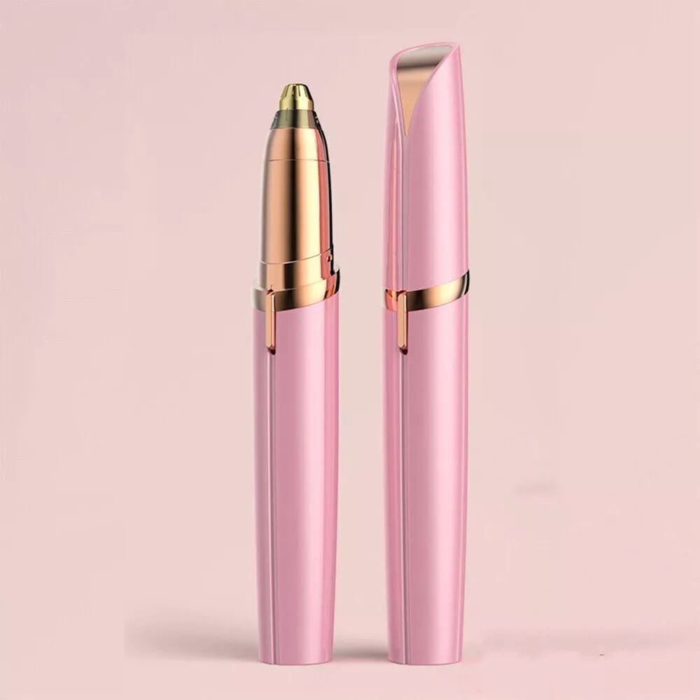 Electric Eyebrow Razor Pen, Painless Facial Hair Remover Shaper with Blade