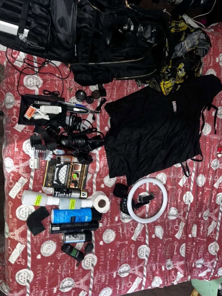 BARBER Backpack Kit Nandaenmf Black Ice(plus Recording Device And Ring Light)
