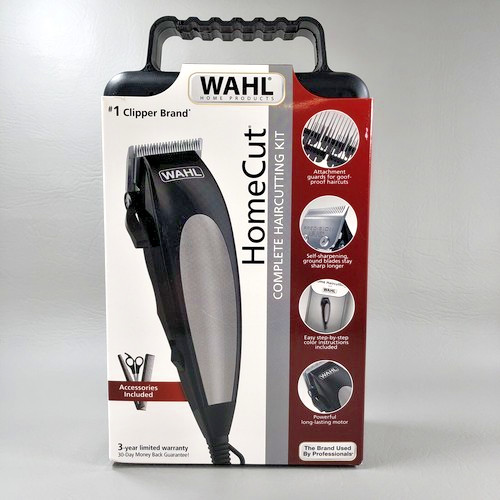 BRAND NEW WAHL HOME CUT COMPLETE PROFFESIONAL HAIRCUTTING KIT 18 PIECES INCLUDED