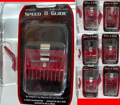 SPEED-O-GUIDE Universal Clipper Guard Attachment Combs – 8 Sizes | Fast Ship