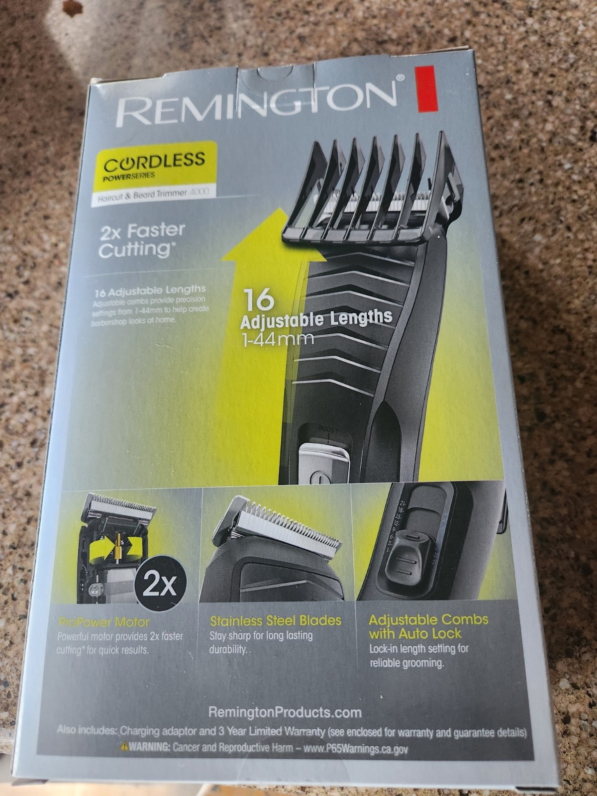 Remington Cordless Power Series Haircut & Beard Trimmer 4000, HC7110