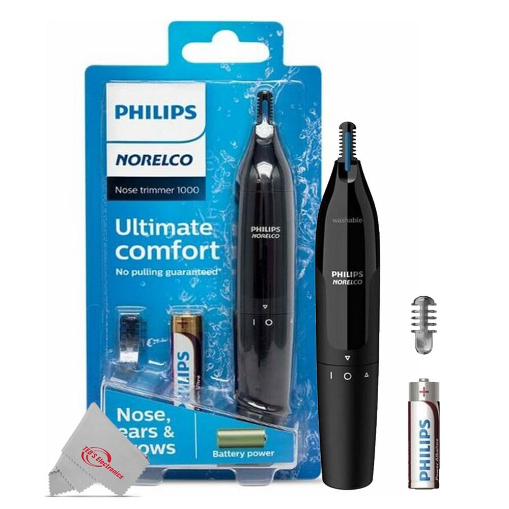 Philips Norelco Ultimate Comfort Nose Trimmer 1000 Battery Powered NT1605/60