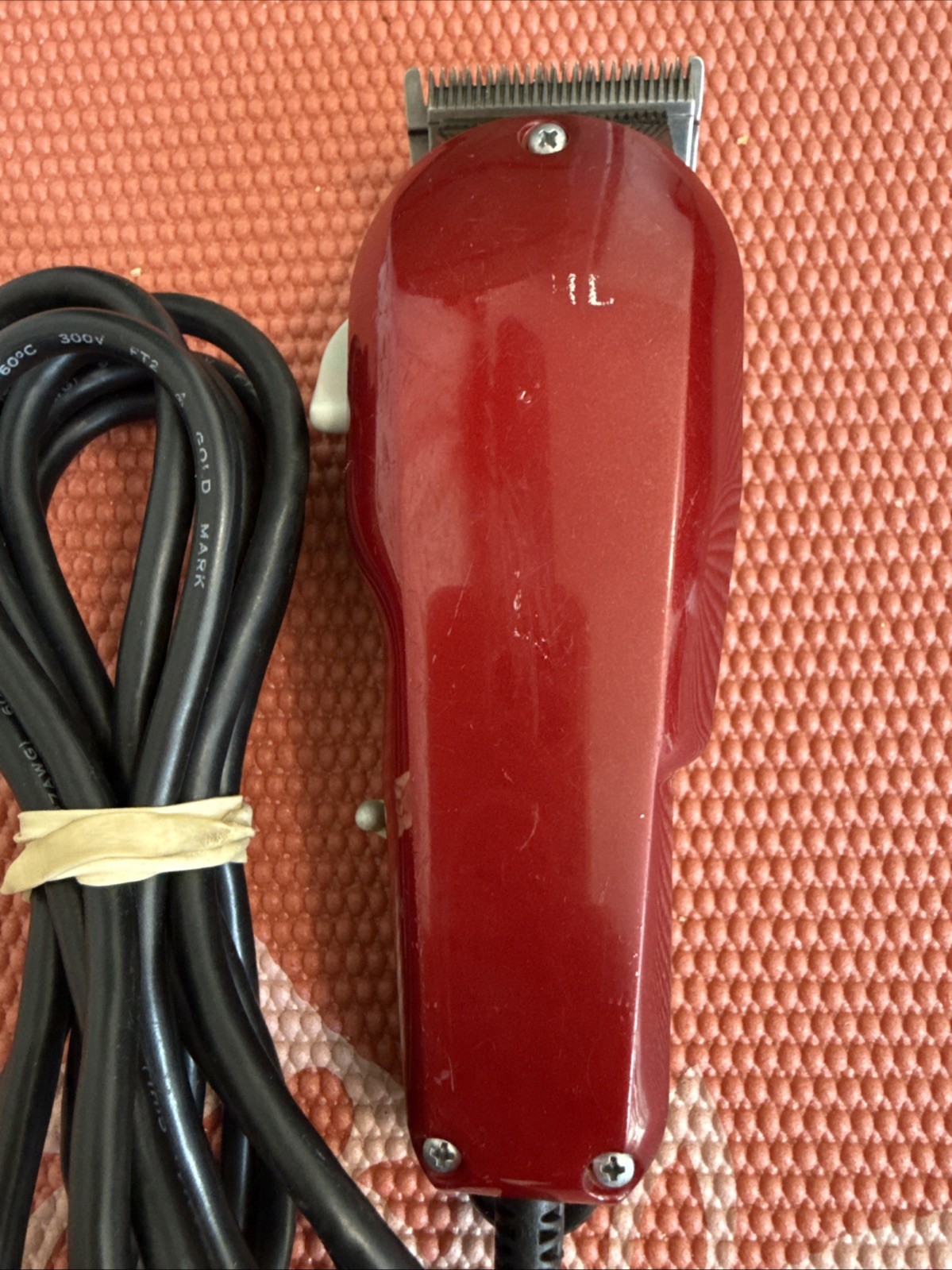 Wahl Model ST Professional Designer Red Electric Corded Clippers