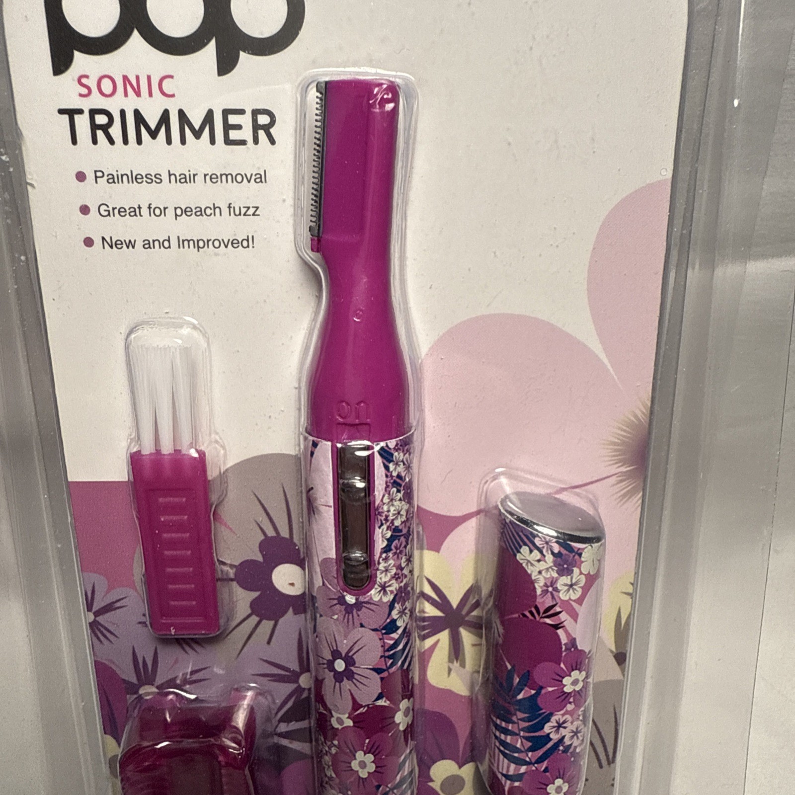 POP Sonic Trimmer Purple Flower NEW SEALED