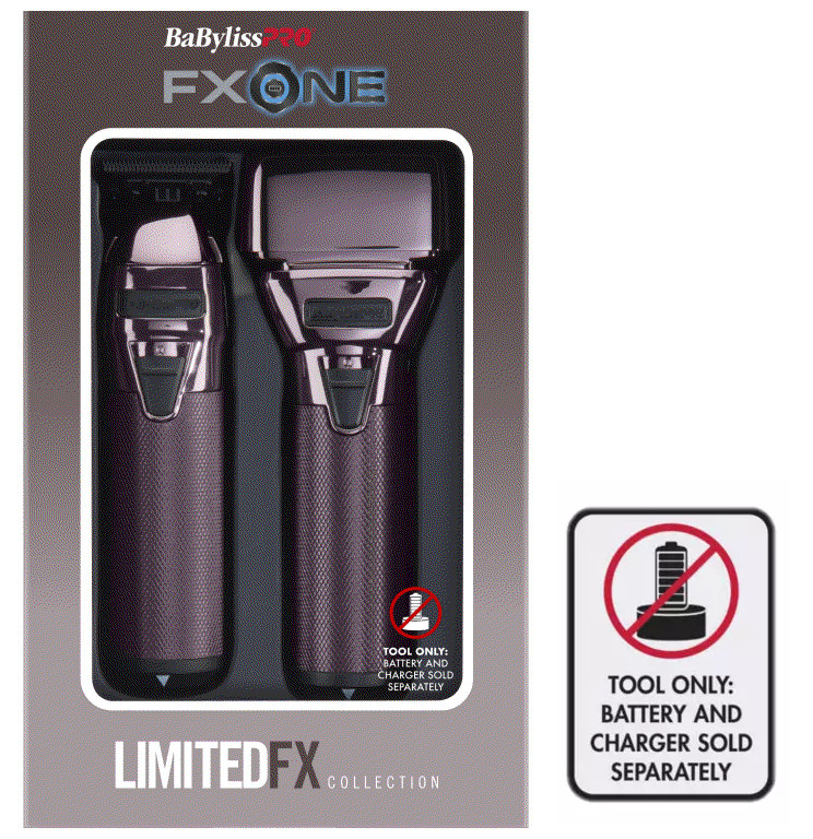 BaBylissPRO FXONE Nightfall Collection Shaver & Trimmer Set | FX1FSTPTO