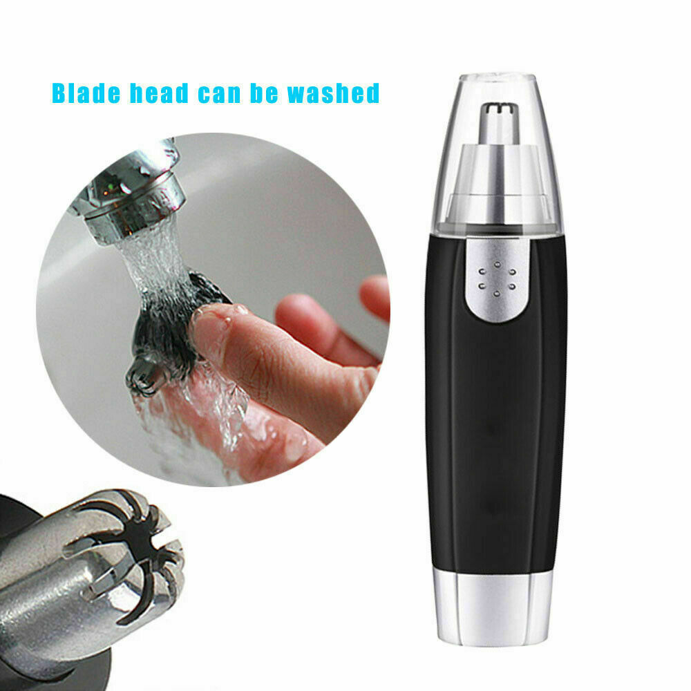 Electric Nose Ear Hair Trimmer Face Neck Eyebrow Shaver Clipper Groomer Cleaner