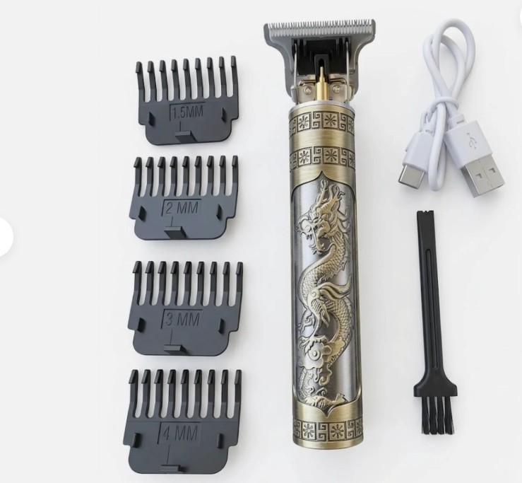 Vintage T9 Barbeador Dragon Beard Hair Trimmer Cutter Machine for Men
