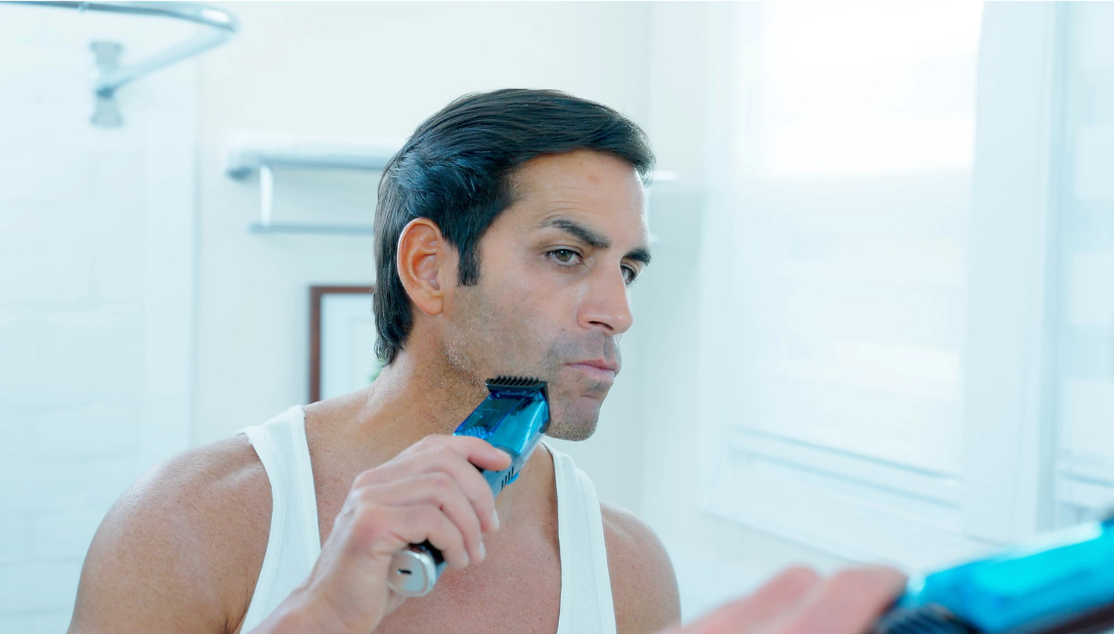Barbasol Rechargeable Vacuum Beard Trimmer- Black