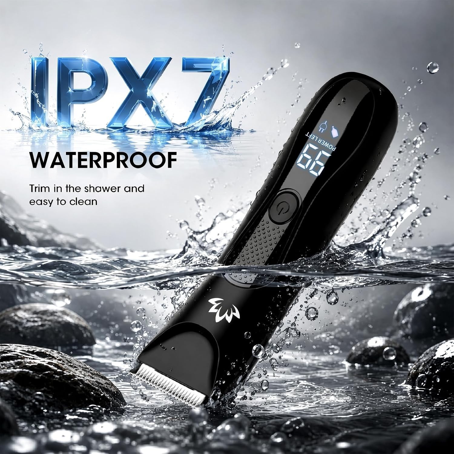 Manscape Body & Pubic Hair Trimmer for Men, Groin & Ball Trimmer Men, Electri…