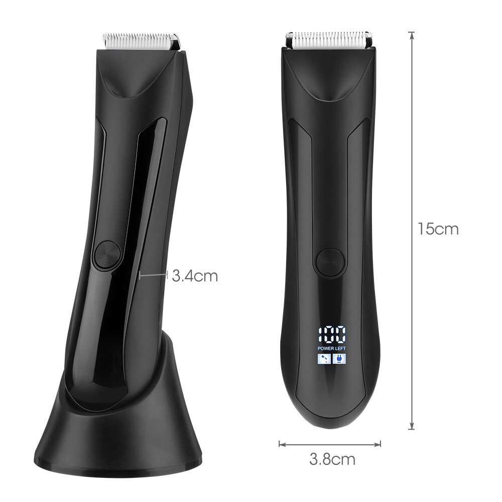 Manscape Groin Hair Trimmer for Men’s Electric Ball Trimmer Wet/Dry Body Shaver