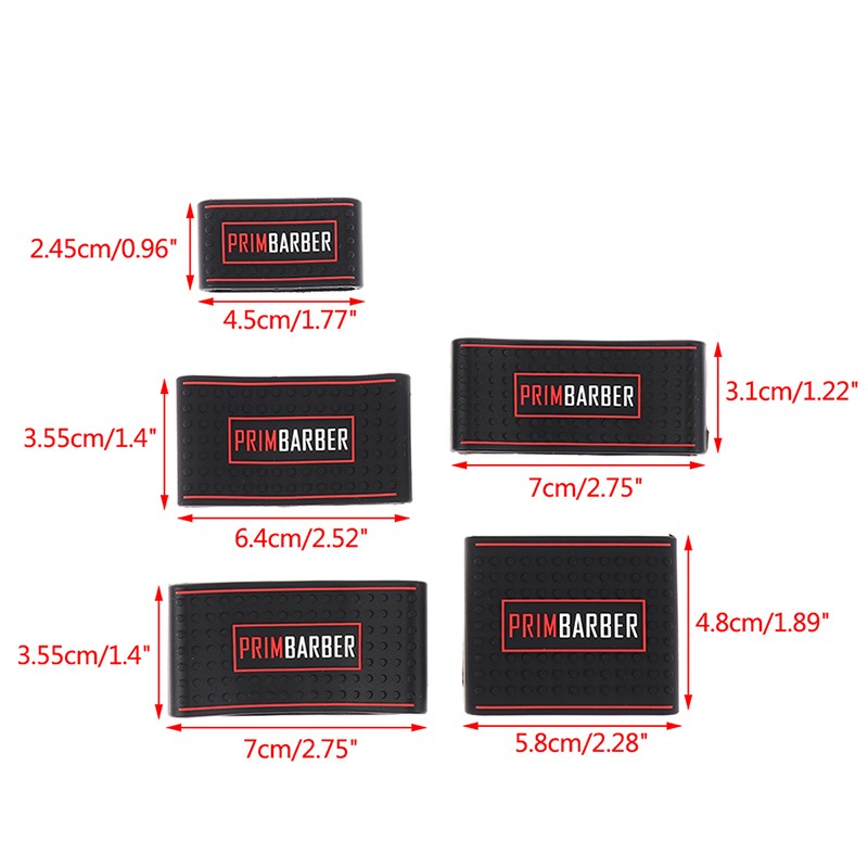 5 Pcs Non Slip Barber Hair Clipper Bands Grip Sleeves Hair Trimmer Holder.qhk
