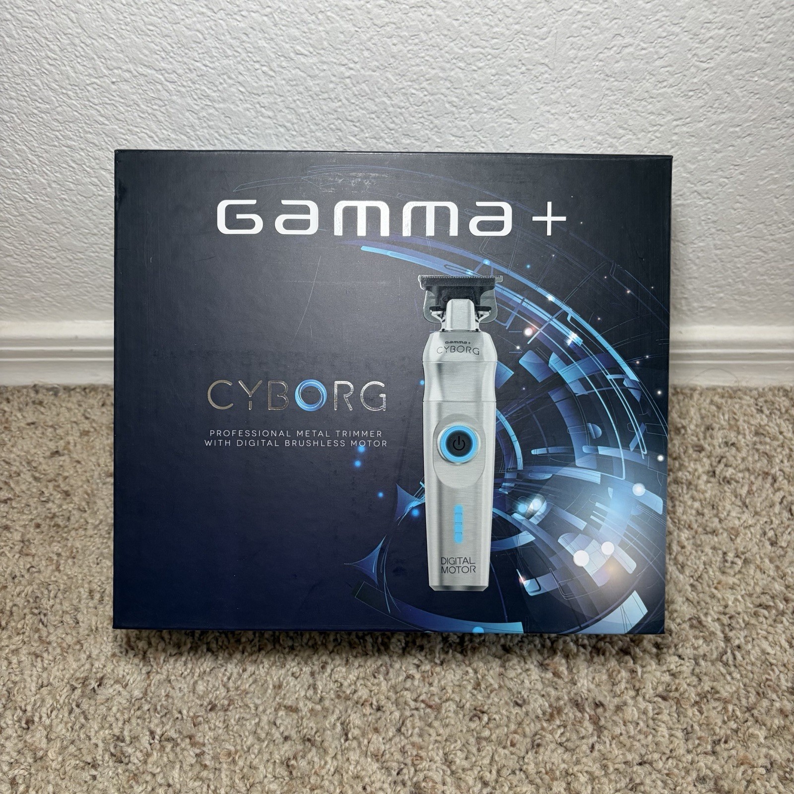 Gamma+ Cyborg Professional Metal Clipper With Digital Brushless Motor GP401S NIB