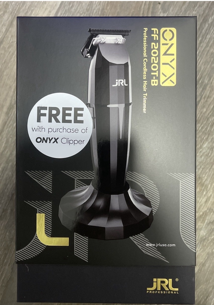 JRL 2020T-B Onyx Professional Cordless Hair Trimmer w/ EZ-Gap Blade – BRAND NEW