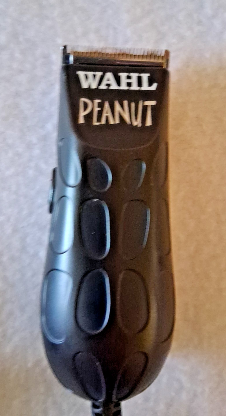 Wahl Professional Peanut Corded Trimmer Black Lightweight Compact 8655-200