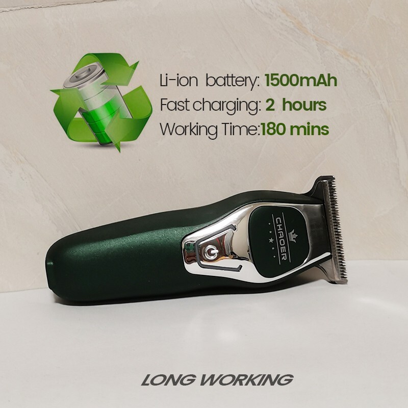 Hair Clipper for Barber Salon Men Shaver Electric Beard Trimmer 0 MM Cordless