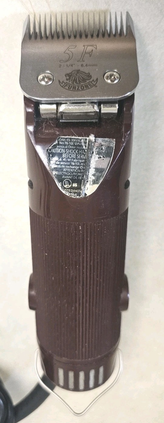 Vintage Oster Classic 76 Professional Hair Clippers Burgundy W/ Blade Tested