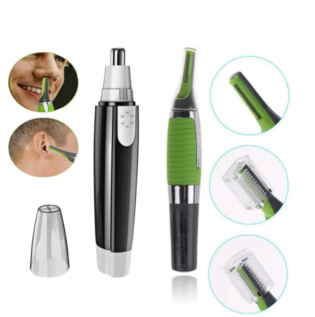 Hot Men Nose Ear Face Neck Eyebrow Hair Mustache Beard Trimmer Shaver Clipper