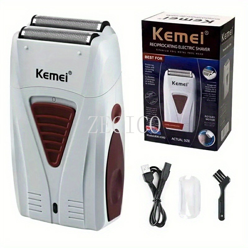 Kemei Hair Clippers Cordless Trimmer Electric Shaver Cutting Beard Barber 1931