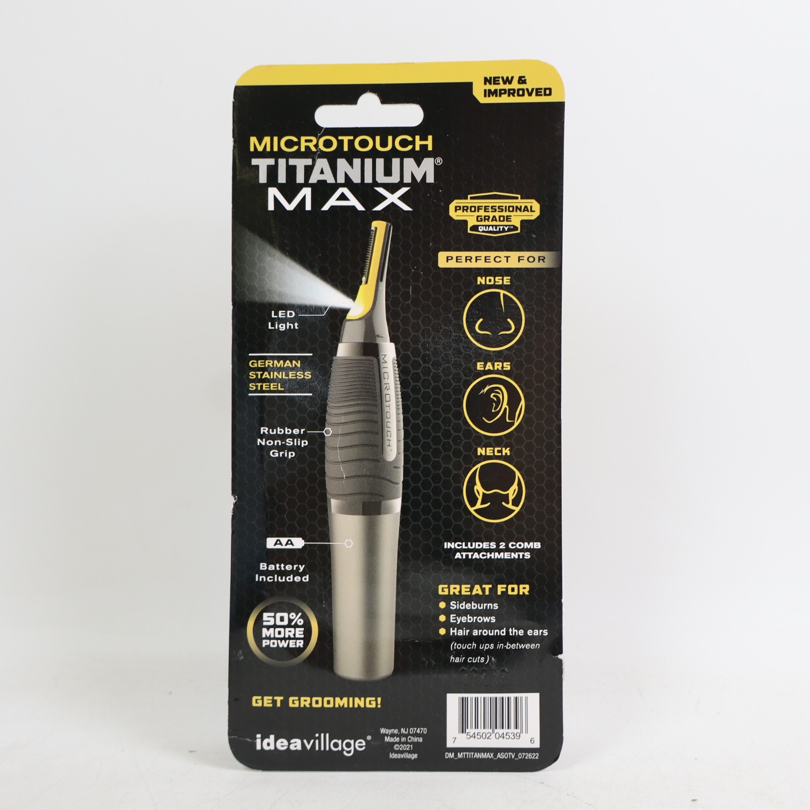 Microtouch Titanium Max Micro-Precision Trimmer For The Ultimate Groom
