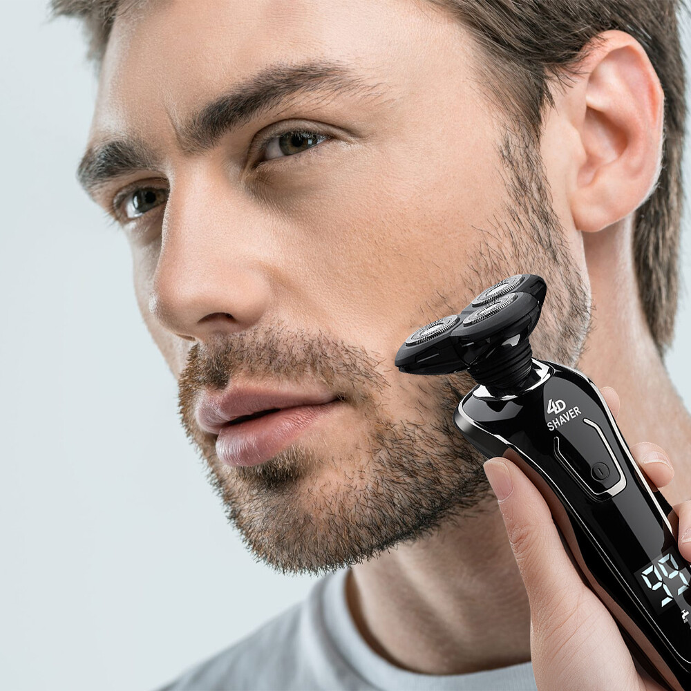Men’s Electric Razor Cordless Shaver Beard Trimmer Shaving Machine Rechargeable