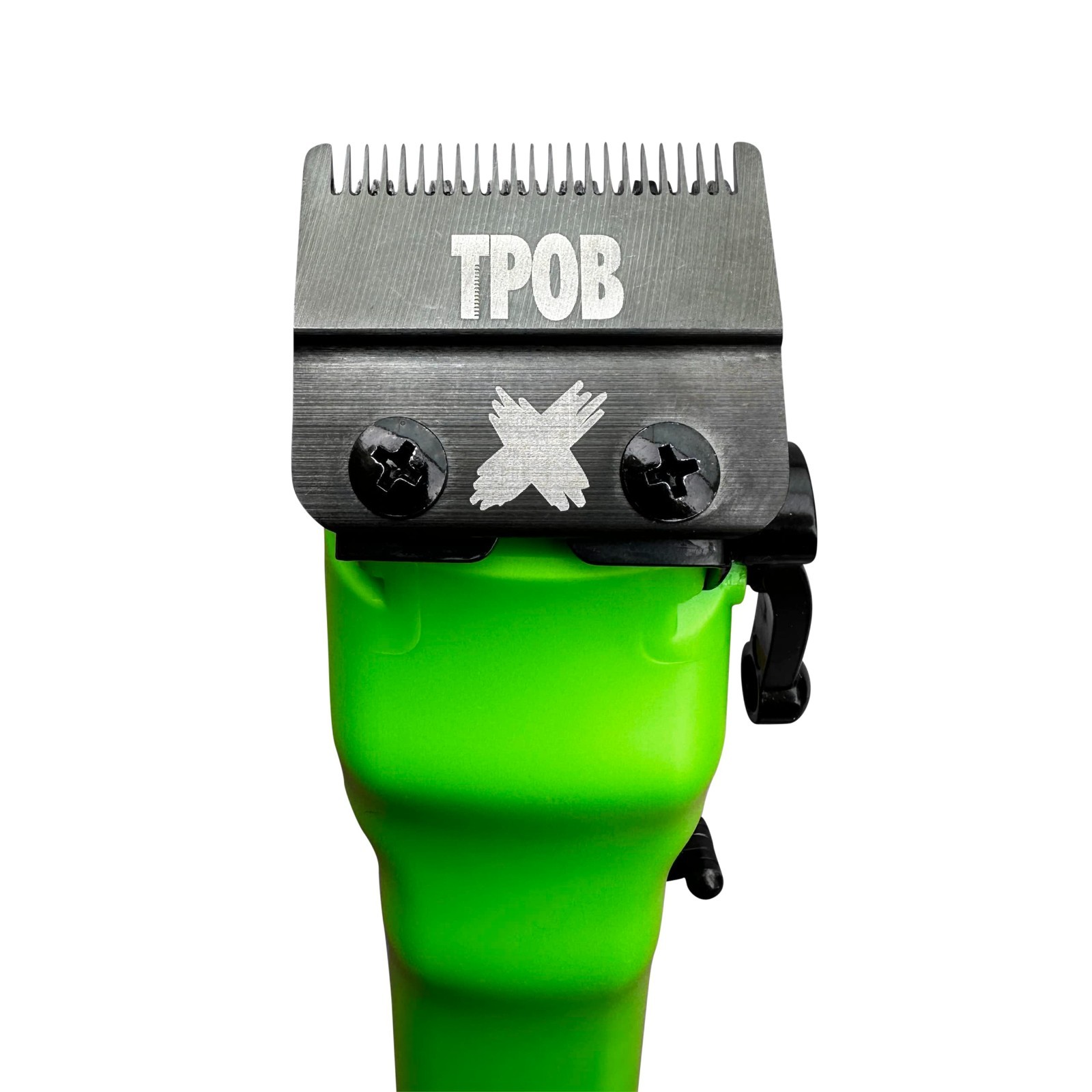 High-Speed Hair Clippers for Men – 6800 RPM, Matte Green Case, X Fade Blade