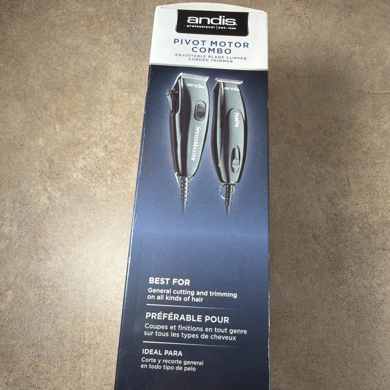 Andis Pivot Motor Combo Adjustable Blade Clipper & Trimmer #24075