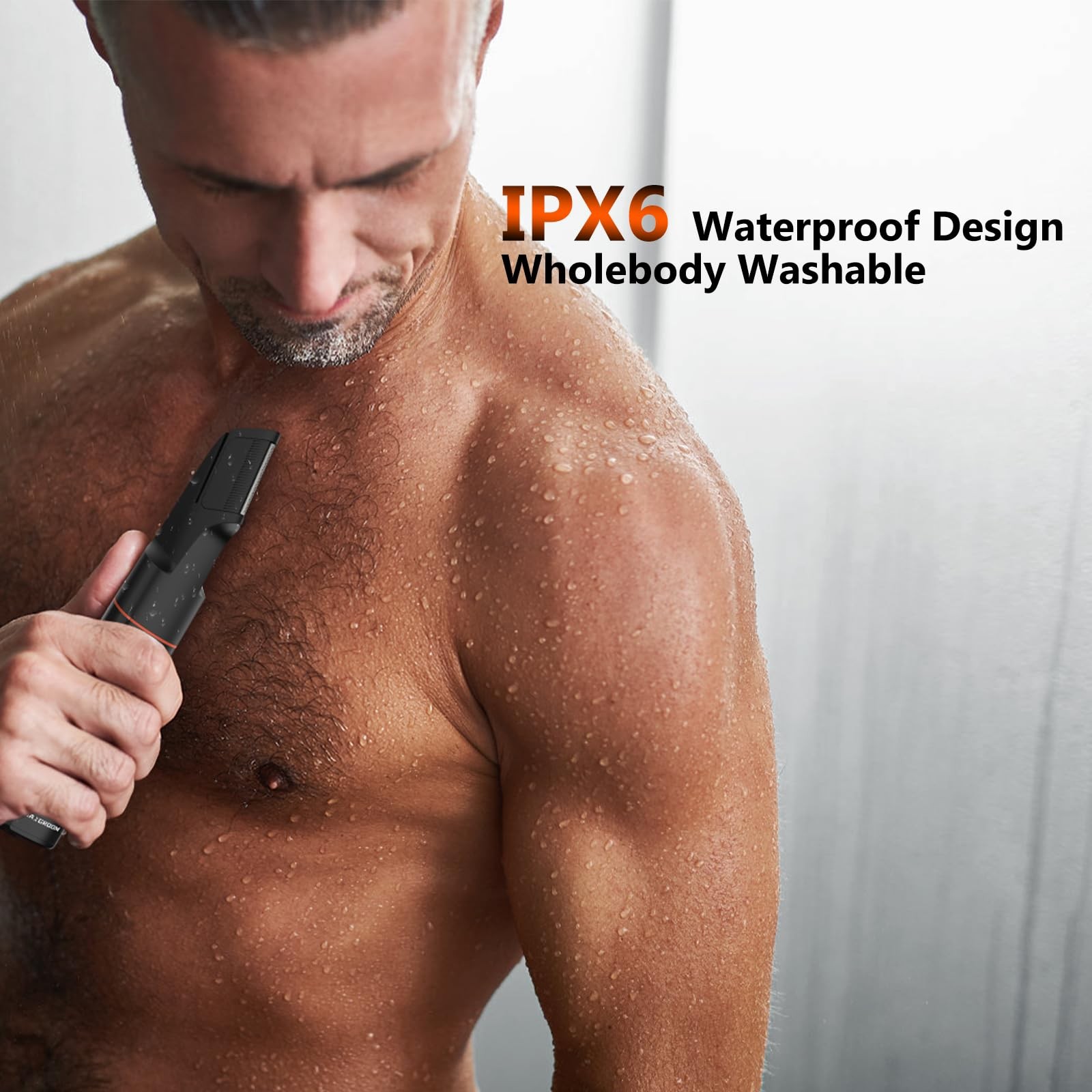 MAXGROOM Manscape Body Hair Trimmer for Men, Waterproof Pubic, Groin & Ball S…