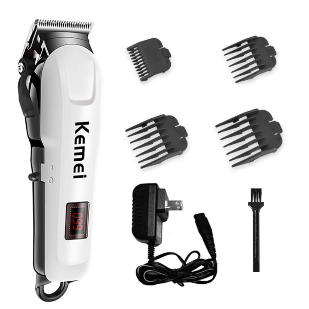 Kemei Professional Hair Clippers Trimmer Kit Men Cutting Machine Barber Salon US