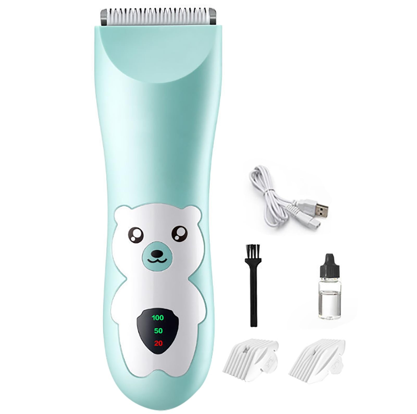 Baby Hair Clippers Ultra Quiet, Safe Electric Hair Trimmer for Kids & Infants…