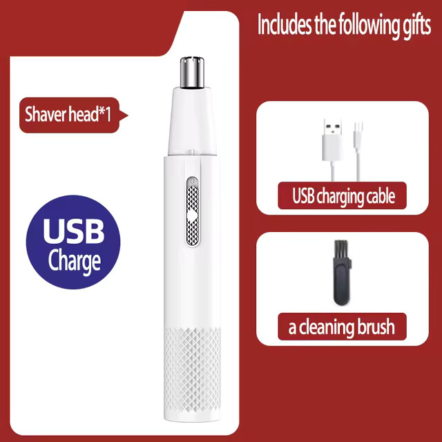 Nose Hair Trimmer USB Charging High Quality Portable Mens Mini Nose Hair Trimmer