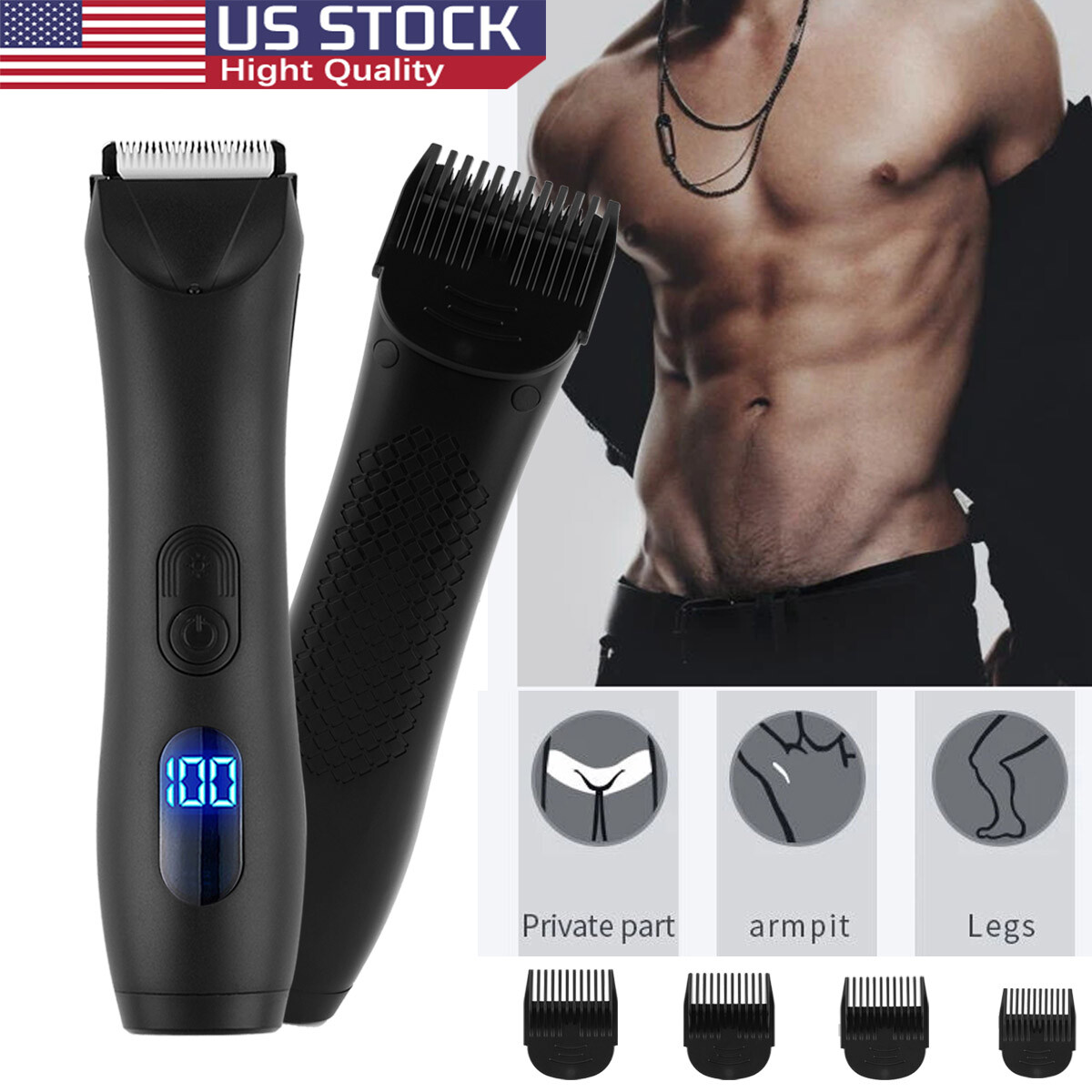 Manscape Ball Trimmer Body Hair Trimmer for Men’s Pubic Hair Trimmer Ball Shaver