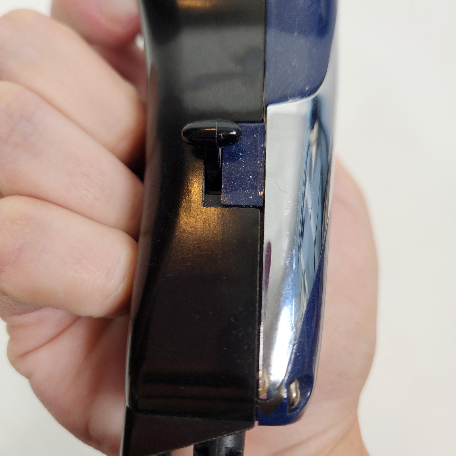 Wahl STX Hair Clipper Model STX 305G Blue Silver Adjustable Blade Corded Mens