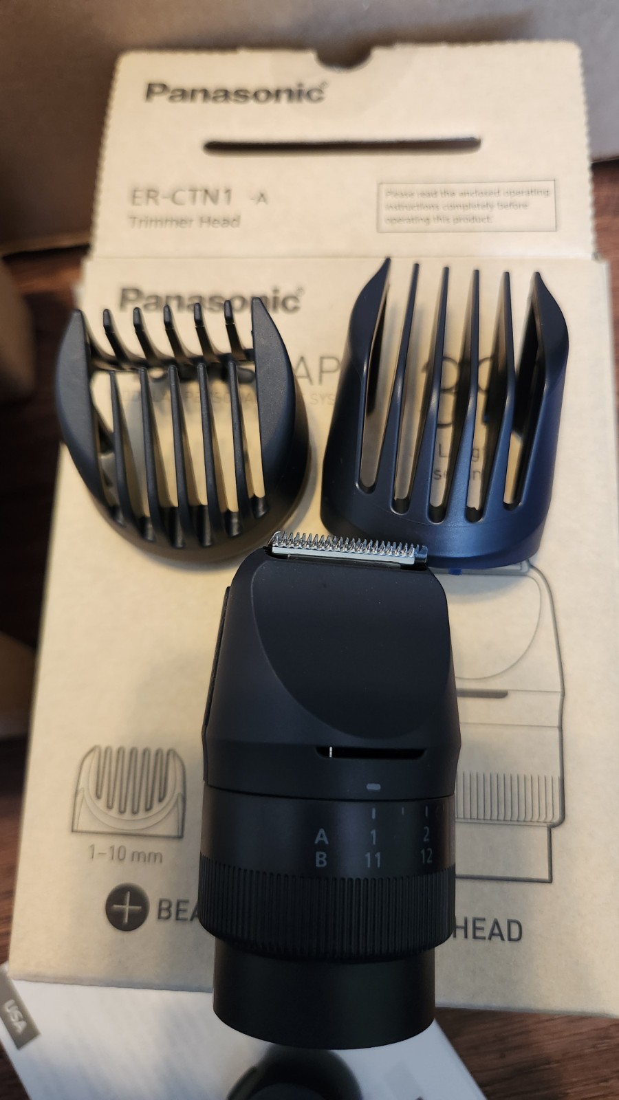Panasonic MultiShape Electric Trimmer Main Unit + Beard/hair Trimmer Head 39 Set