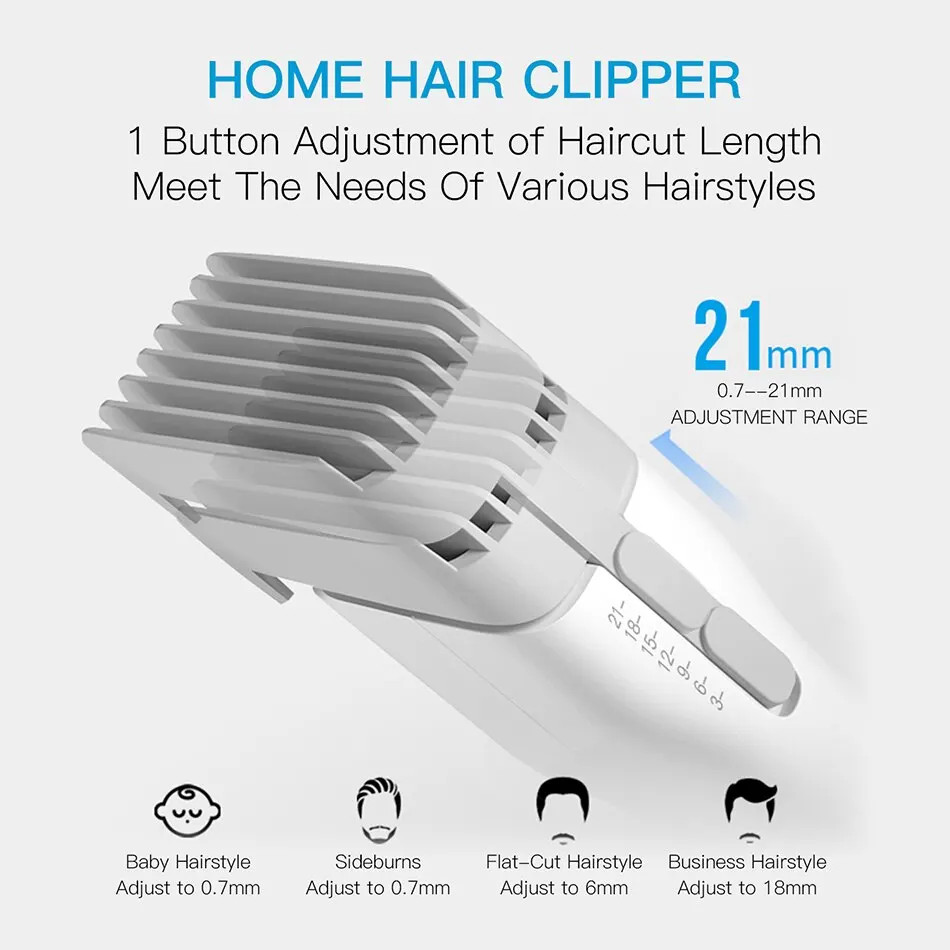 ENCHEN Boost Electric Hair Clipper Professional Cordless Fast Type-C Charging Ce