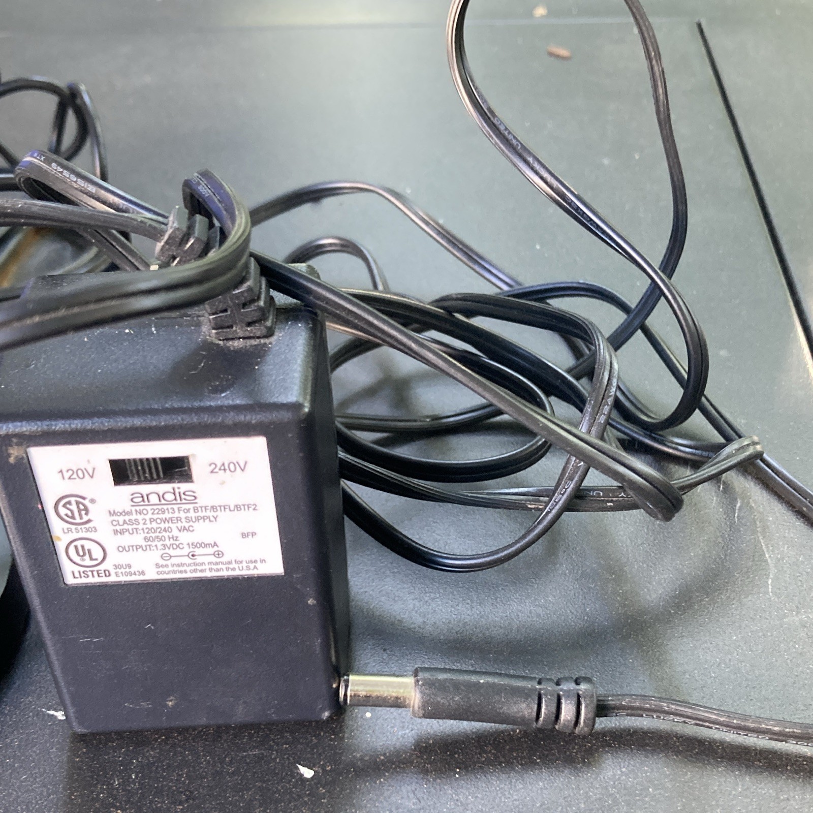Mix Black Trimmer Charging Stand/Base w/ Power Adapters, Rechargeable Electric