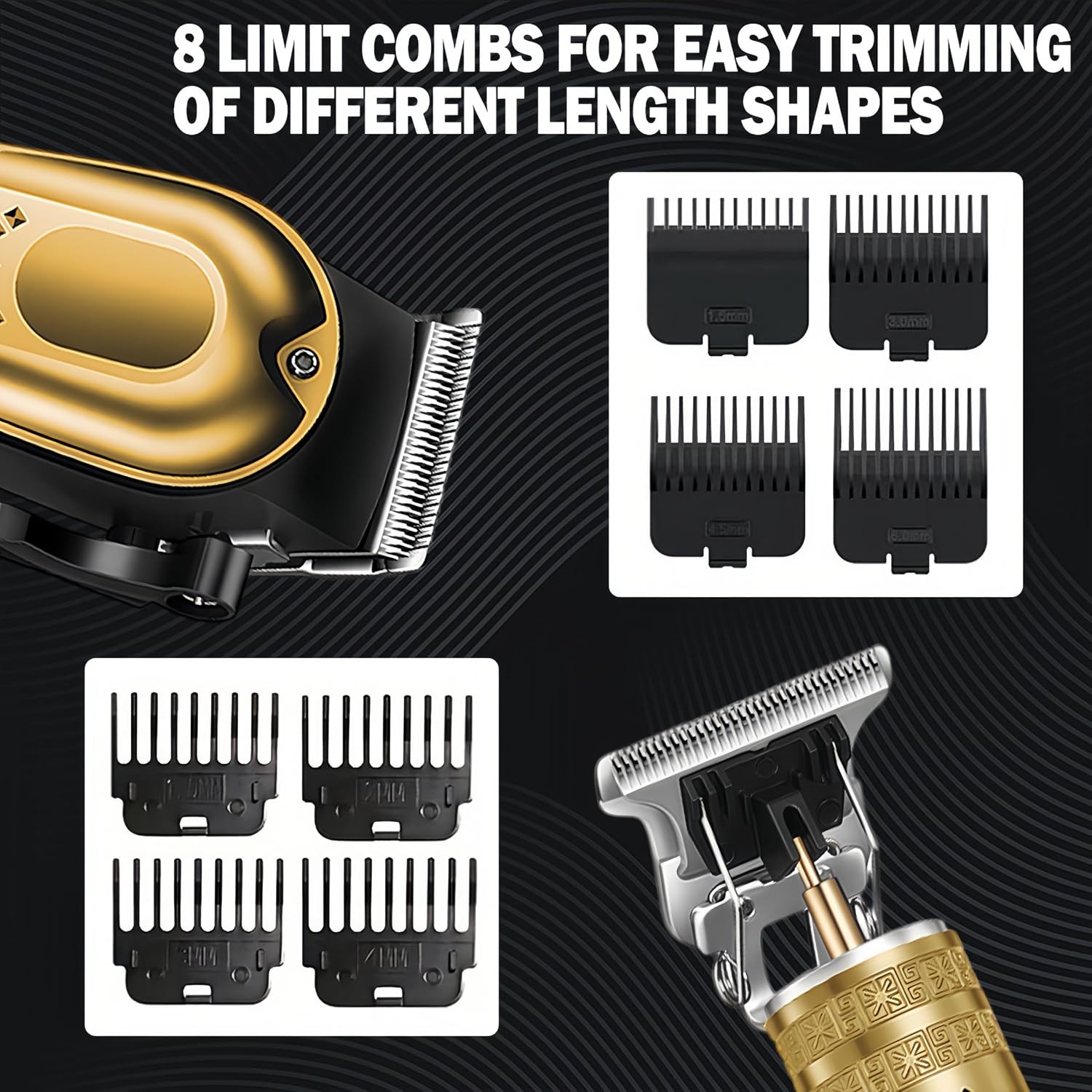 3-in-1 Hair Clipper for Men, Beard Trimmer & Foil Shaver