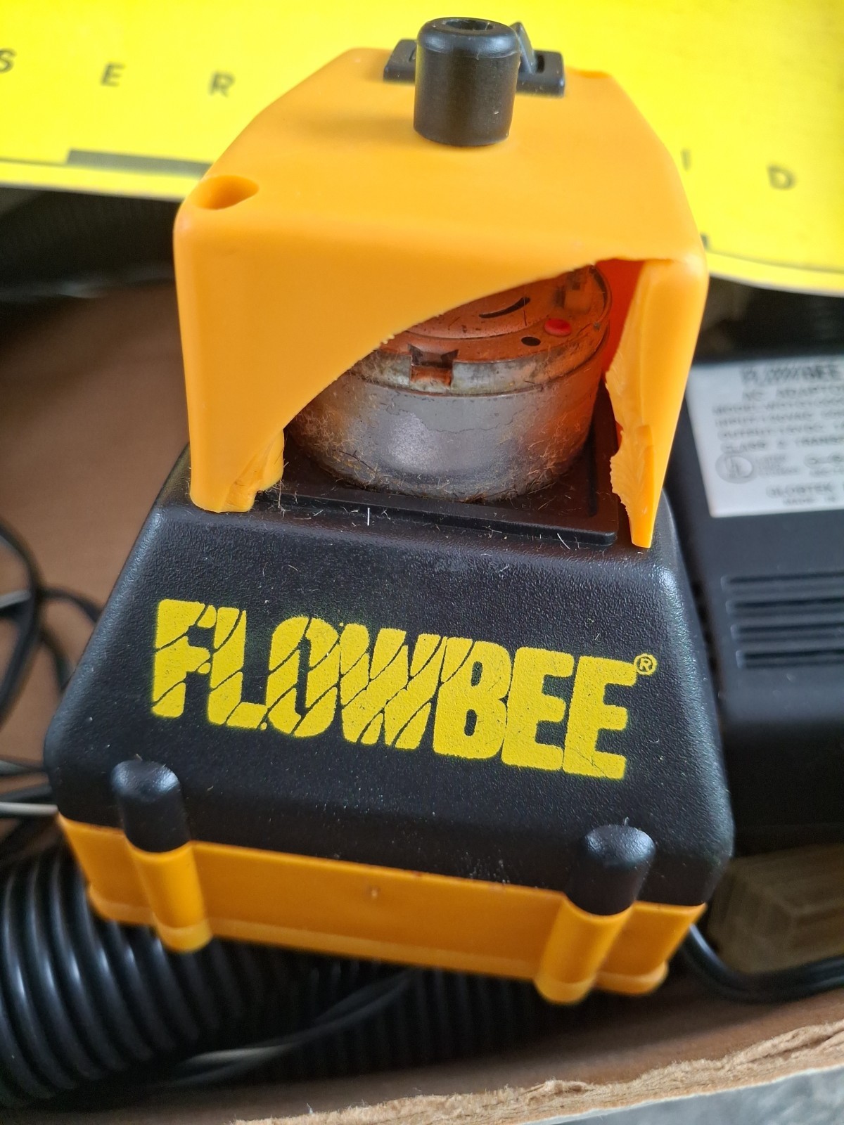 Flowbee Haircutting System Used and FOR PARTS ONLY W/Box and Instructions AS IS
