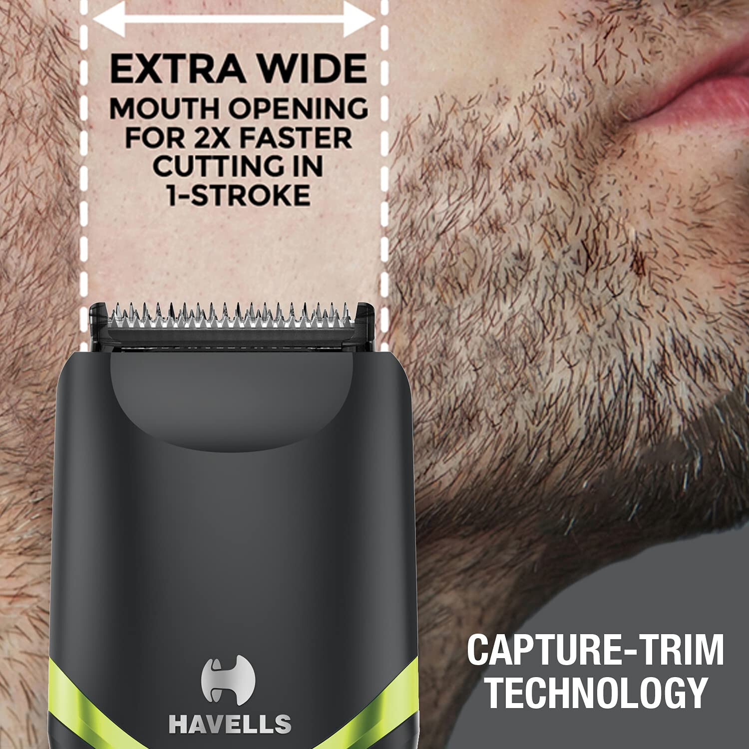 Havells Multipurpose Trimmer for Mens,Stainless Steel,Rechargeable,‎‎ BT9003,