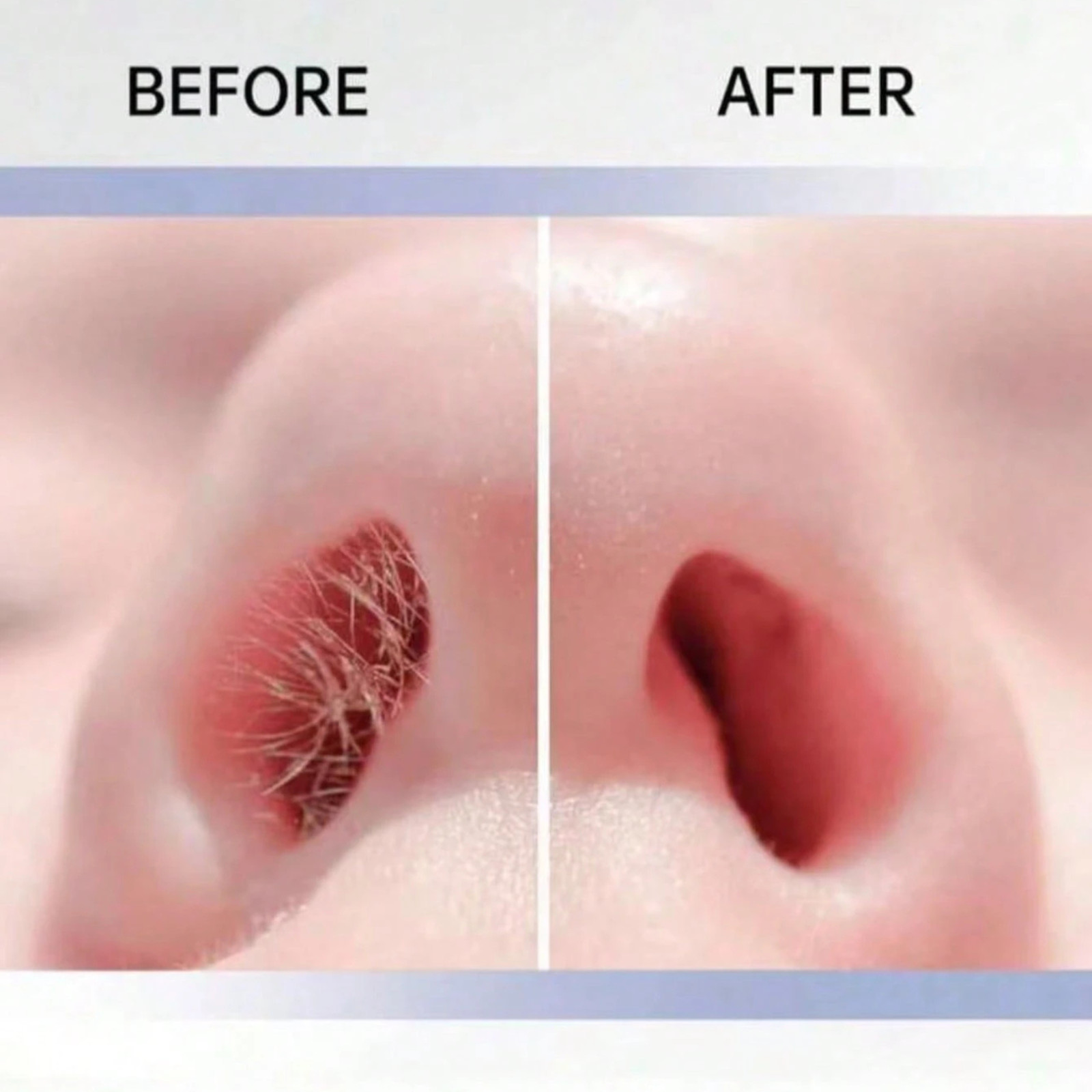 2-in-1 Manual Nose Hair Trimmer Clipper Washable Portable Nose Hair Remover Tool