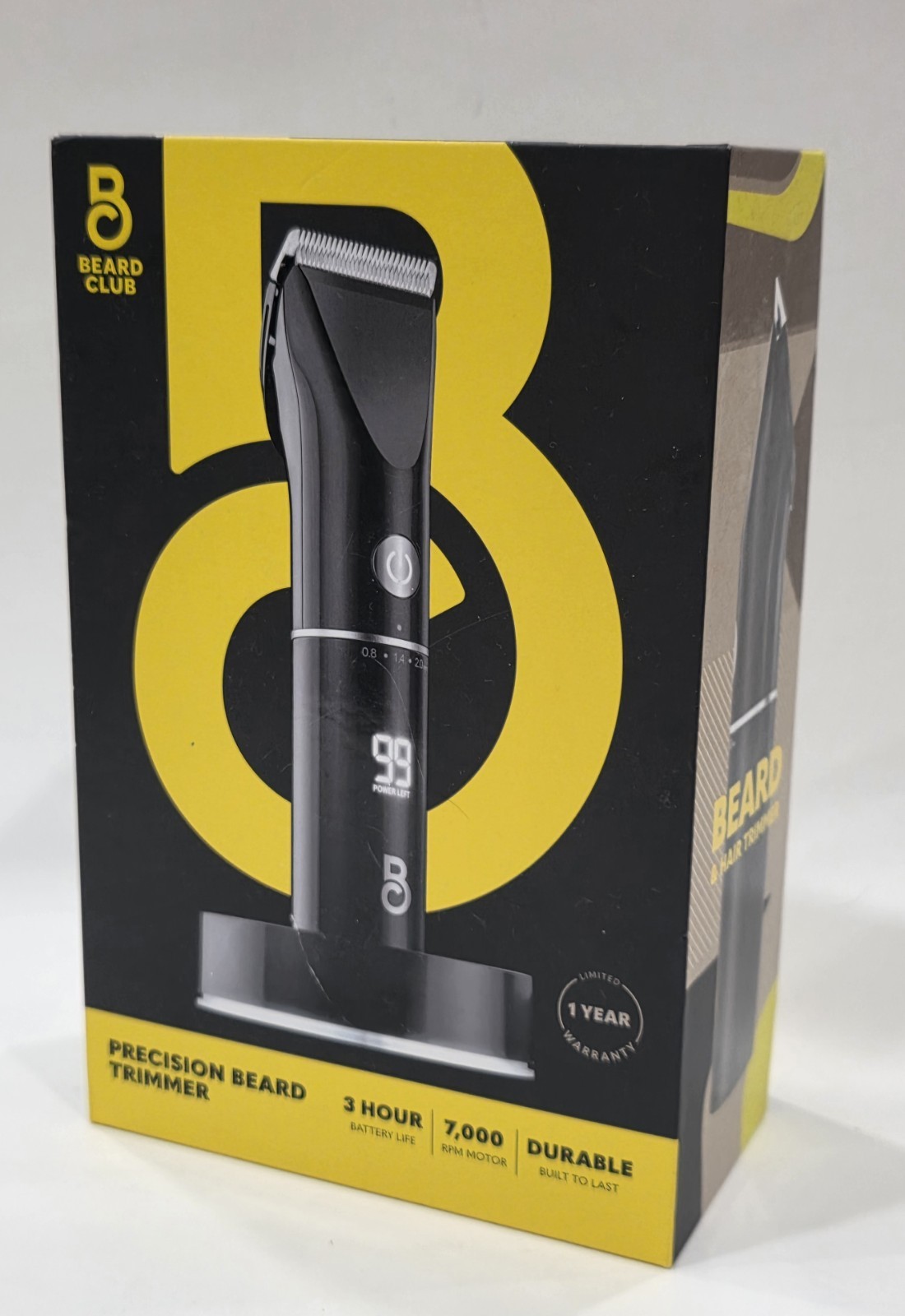BEARD CLUB – PRECISION BEARD & HAIR TRIMMER – NEW IN FACTORY SEALED BOX