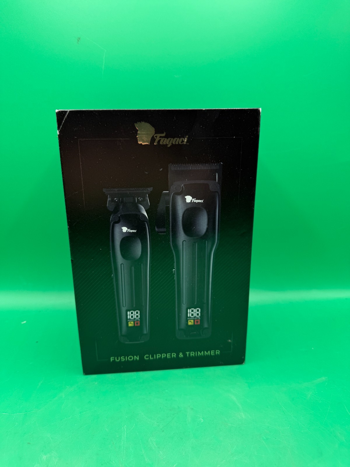 New Seal Fagaci Professional Hair Clippers DLC Blade High Torque Vector Motor