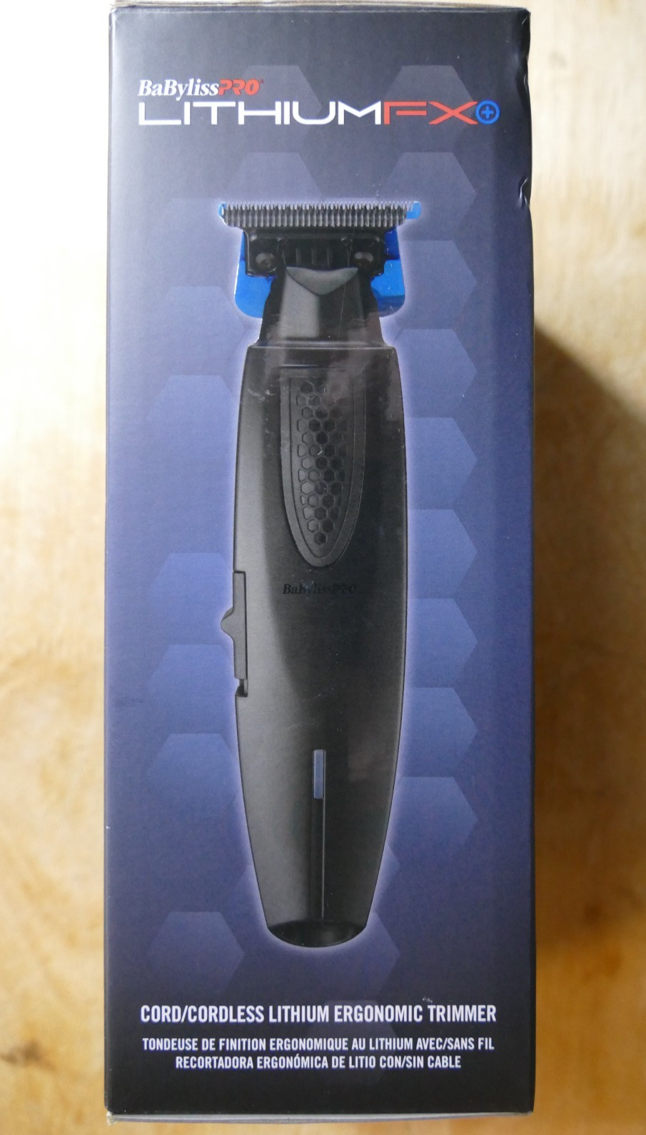BaBylissPRO LITHIUMFX+ Matte Black Cord/Cordless Ergonomic Trimmer | FX773NMB