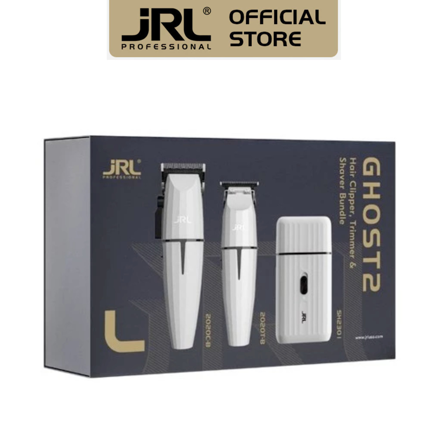 JRL Ghost Edition Combo Collection – Clipper & Trimmer or Clipper Trimmer Shaver