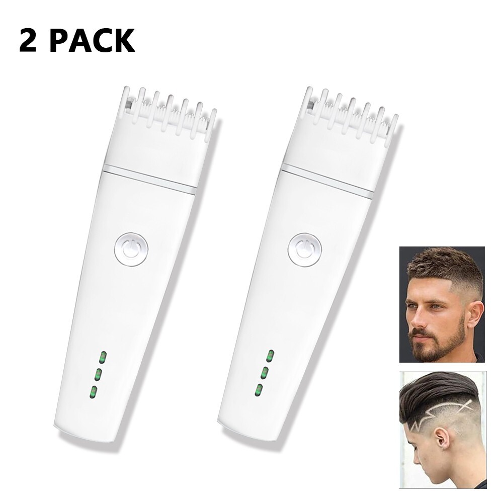 White/Hair Clippers Set for Men Home Barber Salon Hair Cutting Tool Rechargeable
