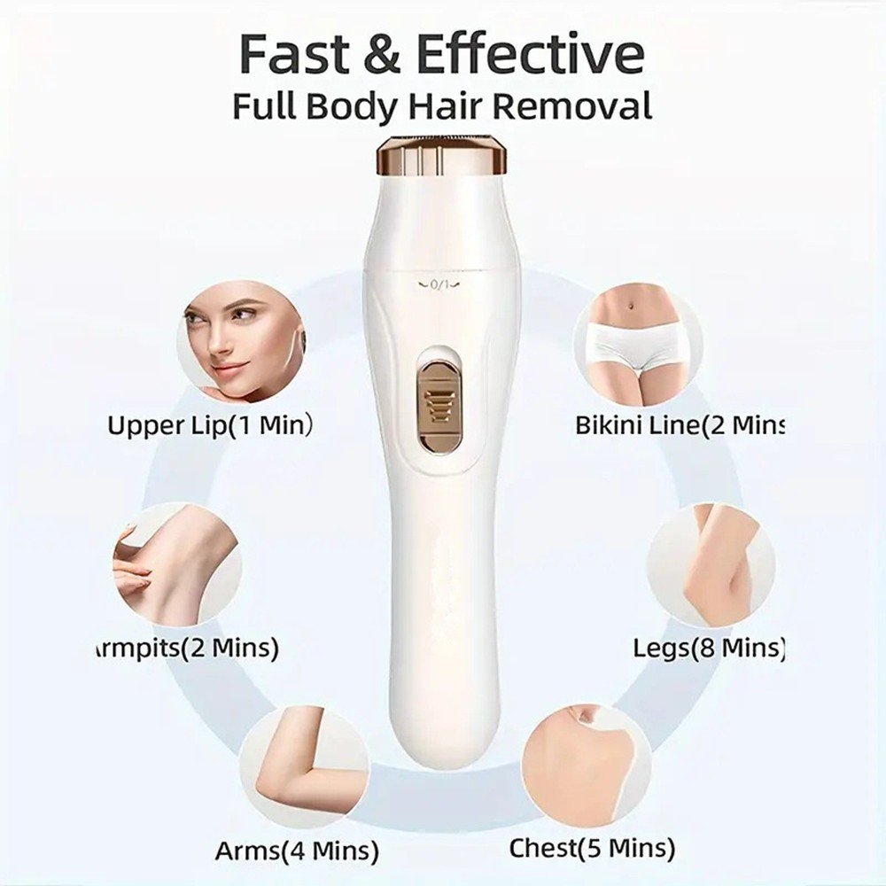 3 in 1 Rechargeable Eyebrow Ear Nose Beard Trimmer Set Hair Clipper Shaver USB