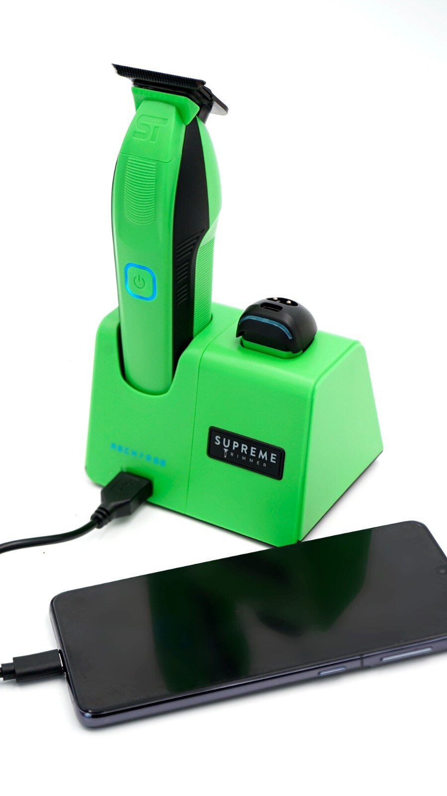 Supreme Trimmer RECHARGE Trimmer ST777 | 7500 RPM, Zero Gappable Trimmer | Acid