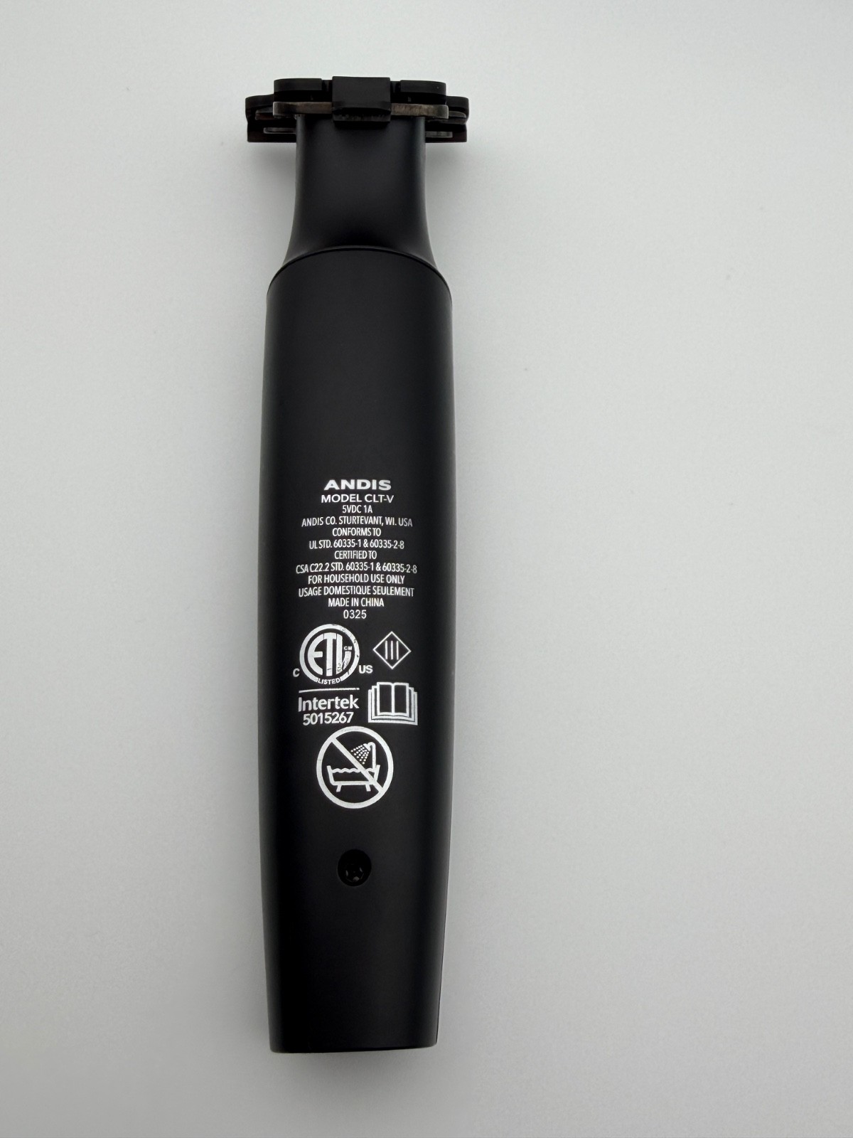 ANDIS [CLT-V] INSIGHT SLIM CORDLESS T-BLADE HAIR CLIPPER TRIMMER – [UNIT ONLY]