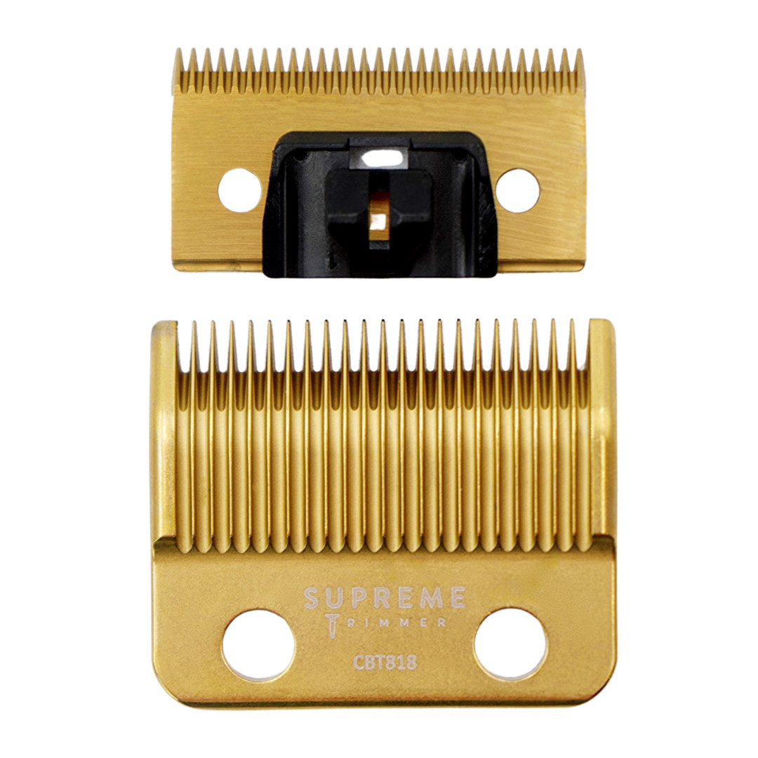 Supreme Trimmer Replacement Taper Blade CBT818 | for Clippers | Ceramic Gold