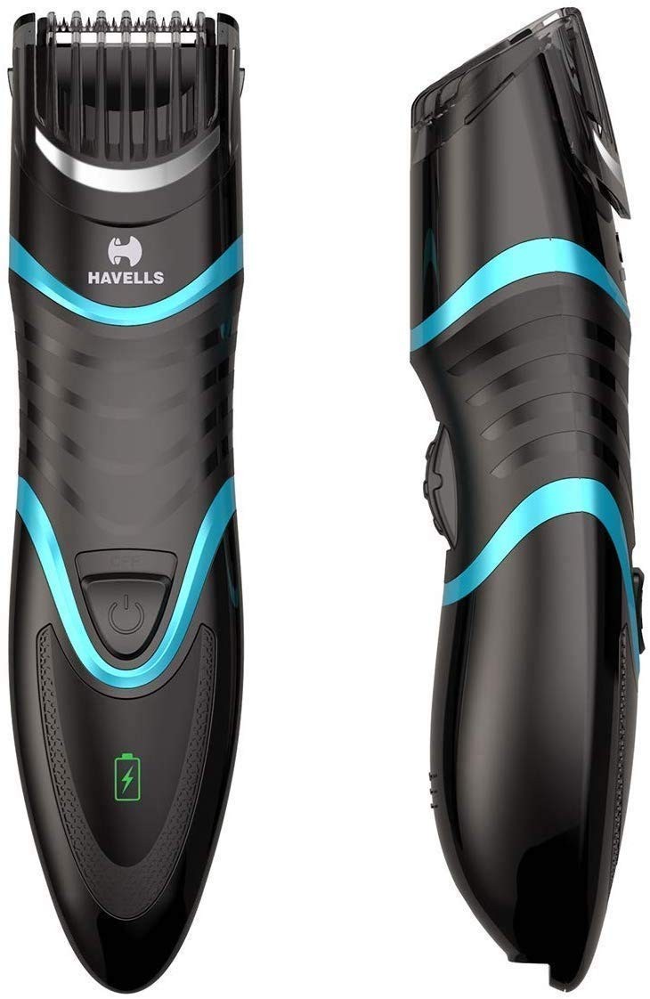 Havells Men USB Quick Charge Battery Powered Beard Trimmer,BT9000 ,Blue